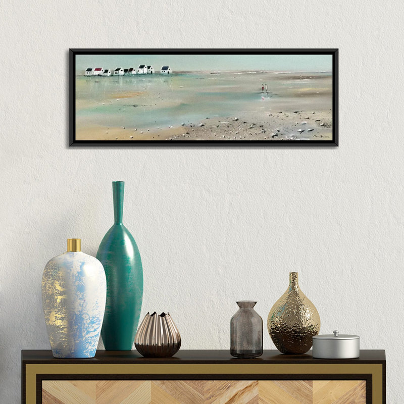 « front line i », impression sur toile, H 12 po x l 36 po x P 1,5 po, Toile avec cadre noir