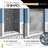 Raymore - W x 62'' H Single Added Door Frameless Tub Door with TSUNAMI GUARD-55412944