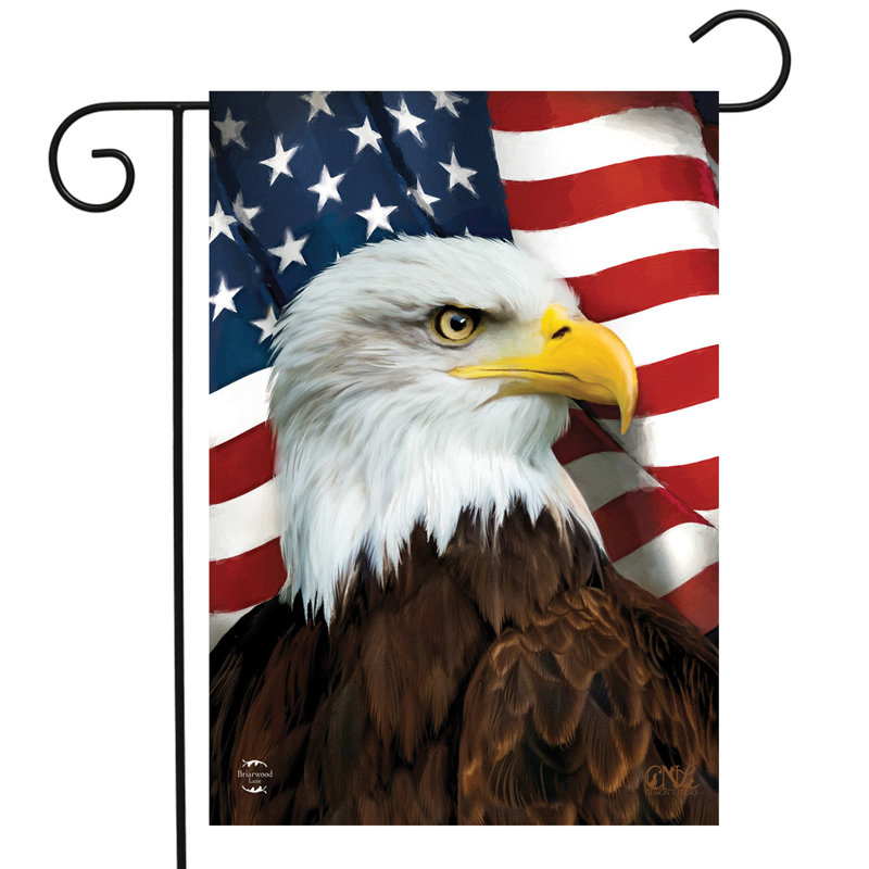 Drapeau du jardin patriotique American Eagle