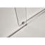 Porte de douche coulissante simple sans cadre 56-60 "x H 76" avec verre transparent antidéflagrant-47431430