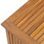 Rosalind Wheeler Croyl 150cm W 270L Water Resistant Teak Solid Wood Deck Box in Brown