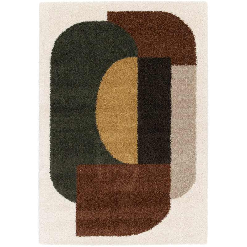 Abstract Area Rug, Rectangle 160 x 230 cm