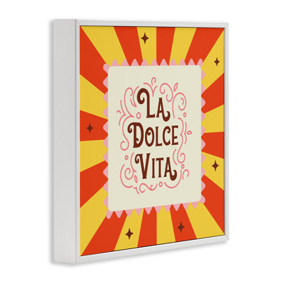 Art lunatique classique, "La Dolce Vita" giclée, design par Angela Steahling