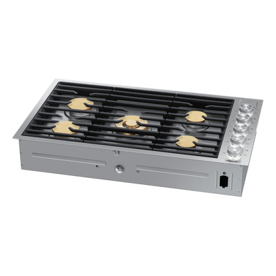 36" Gas Cooktop 5 Burners, Flush, Contemporary, NG/LP