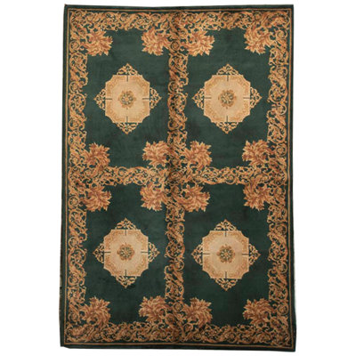 Hand-Knotted High-Quality Blue Area Rug