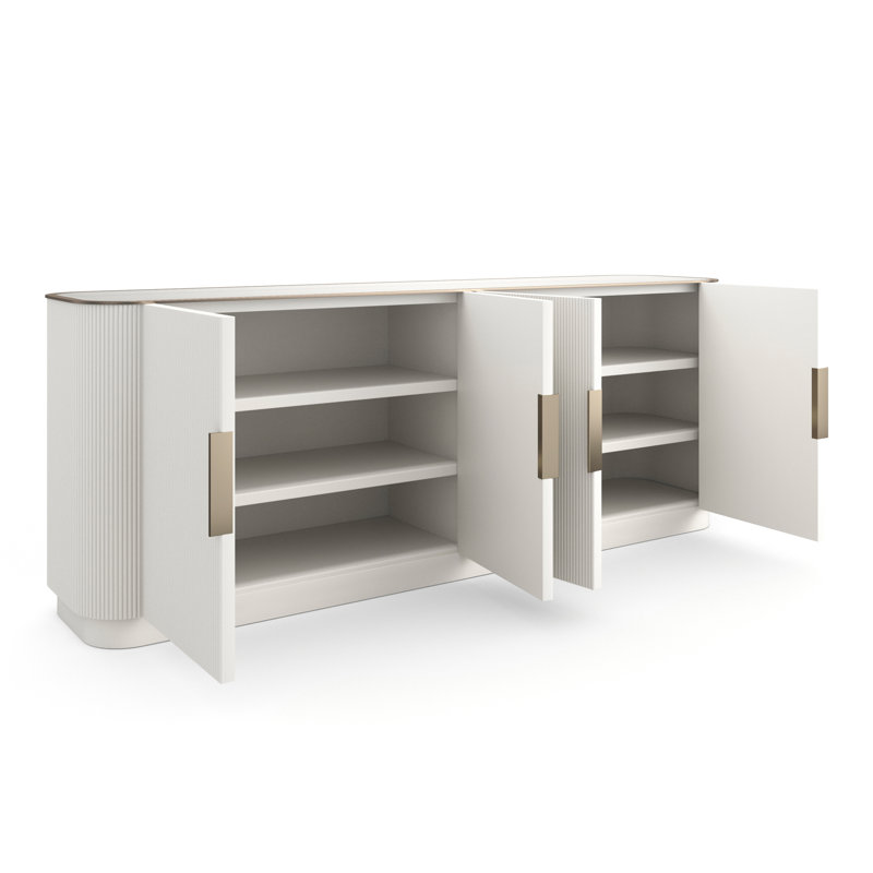 Caracole 84'' W Sideboard, White