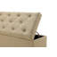 Banc de rangement en tissu