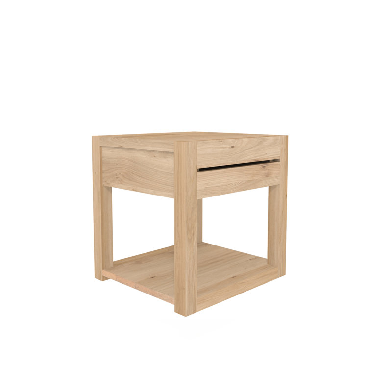 Azur 1 - Drawer Solid Wood Nightstand