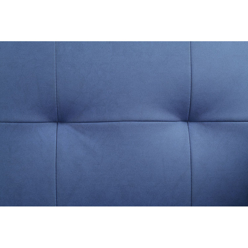 Le canapé et le repose-pieds réglables en tissu bleu Nafisa sont parfaits pour le confort et la polyvalence de tout espace de vie