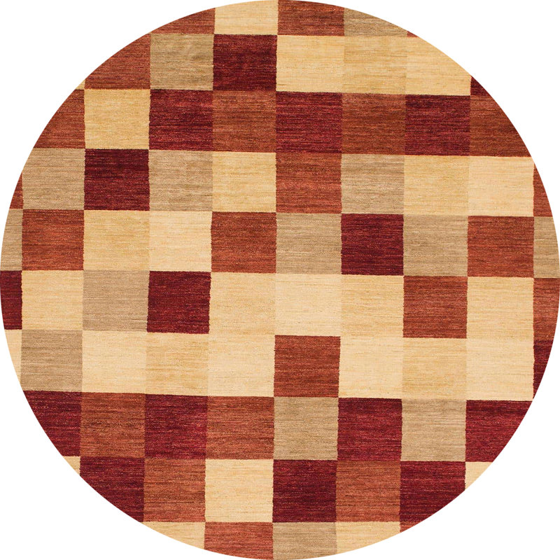 Tapis abstrait moderne 1565, Rond 6 pi