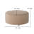 Weigand 39" Wide Round Abstract Cocktail Ottoman-1027230970