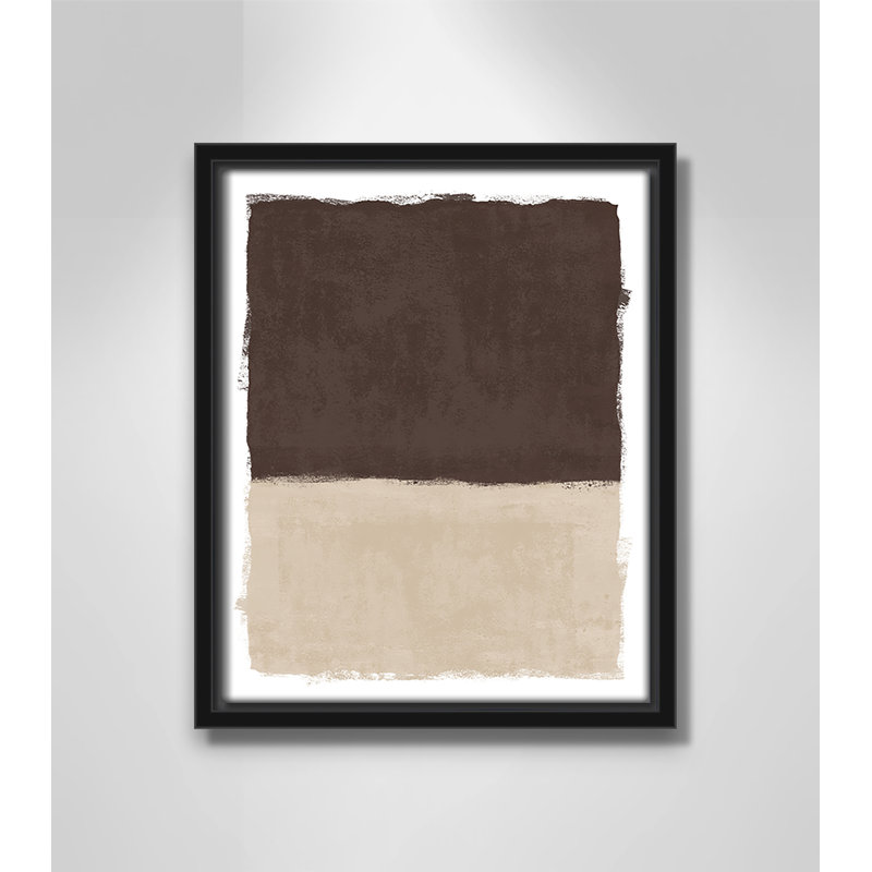 «Brownie Sundae I Print» par Natalie Carpentieri, L 9,5 po x H 11,5 po, Cadre flottant noir
