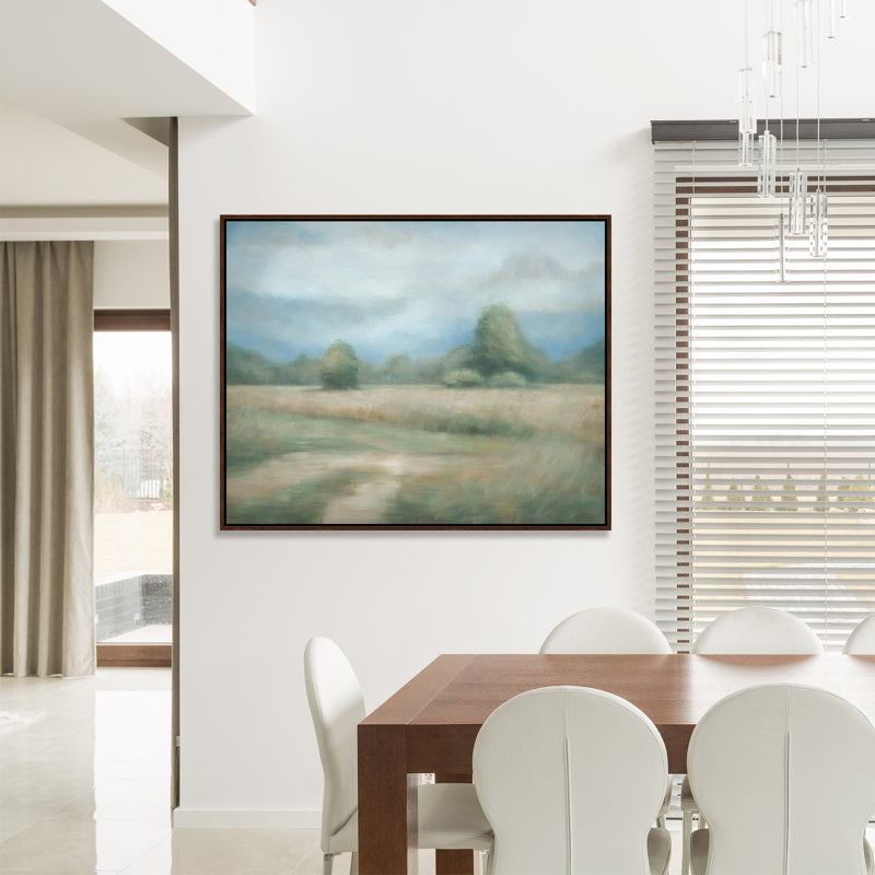 «Gentle Breeze» par D'Alessandro Leon - Peinture encadrée, art mural, Couche de verre