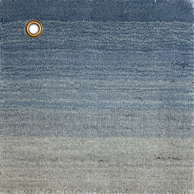 Gradations Ombre Handwoven Wool Blue Area Rug