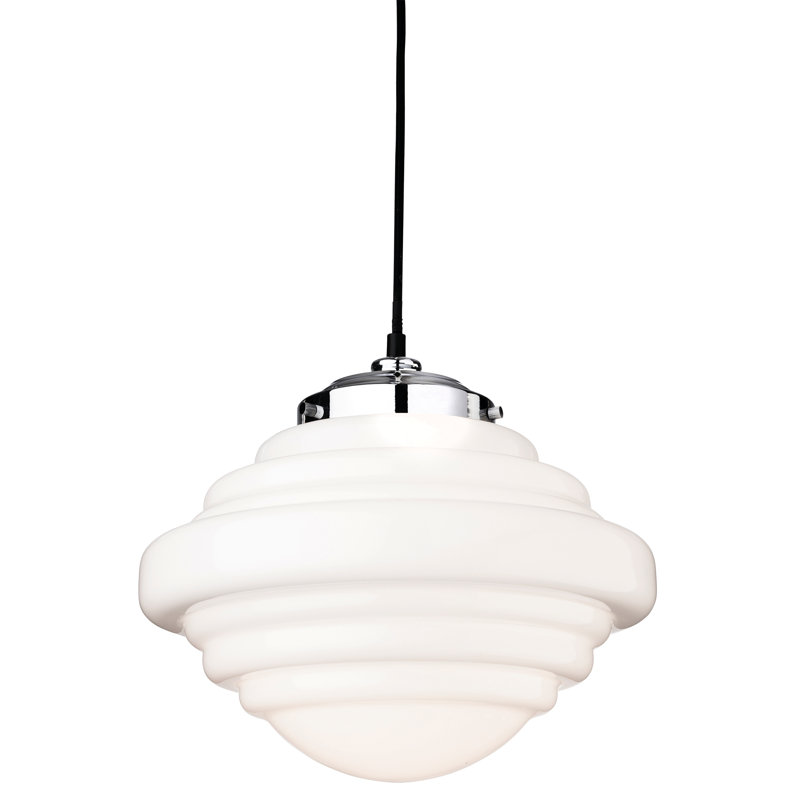 1 - Light Chrome Geometric Pendant