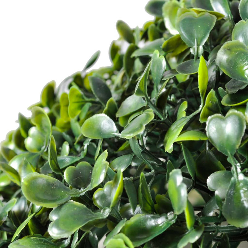 Faux Foliage Topiary, 27cm H x 27cm W x 27cm D