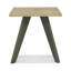 Dipasquale Solid Wood Cross Legs End Table