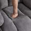 Fauteuil inclinable de massage de 37,4 po Rosalin avec deux porte-gobelets latéraux et deux télécommandes idéales pour la maison (ensemble de 2)-132269713