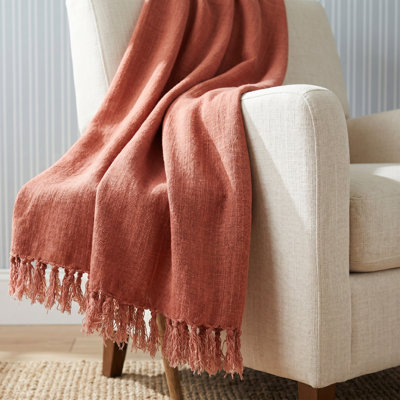 Nicholas Linen Throw Blanket