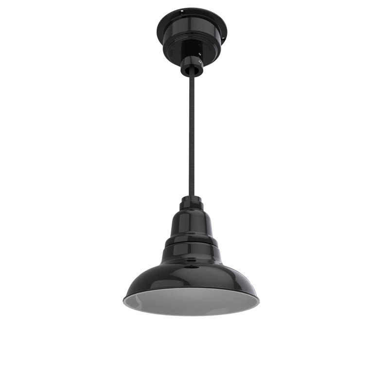 Idella 1 - Light LED Single Pendant, 9" H x 8" W x 8" D, Jade