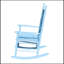 Grande chaise Adirondack berçante en bois massif Cariel-75596547