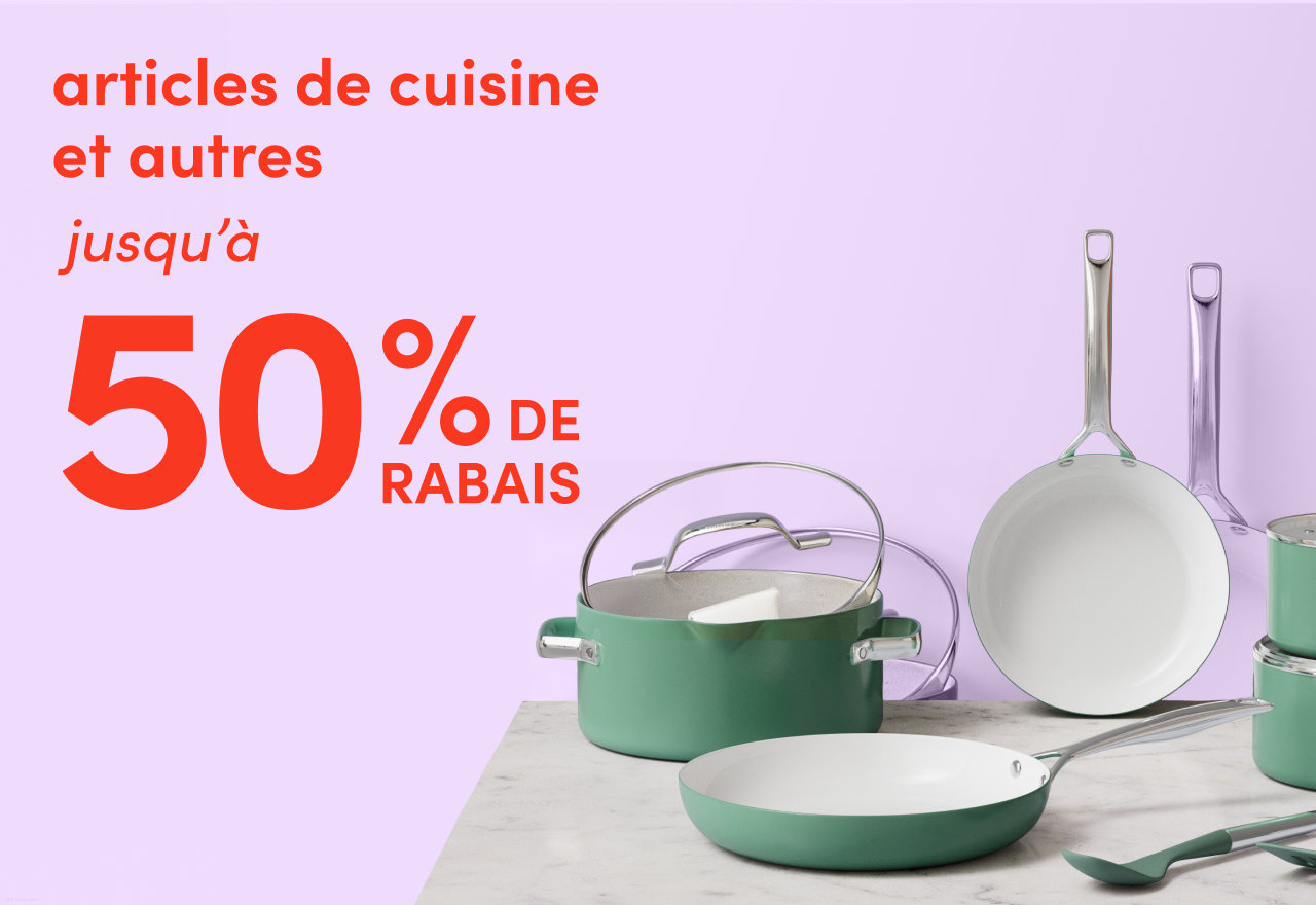 articles de cuisine et autres en solde