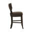 De 2 chaises de salle à manger, avec revêtement en tissu tendance, 2 chaises rembourrées, design distinctif