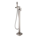 Jakeena 70'' x 31.5'' Freestanding Soaking Acrylic Bathtub