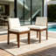 Chaise d'extérieur en bois d'acacia-129390462