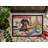 Decorating Easter Dachshund Doormat-112770445