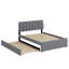 Lit plateforme tapissier avec lit gigogne-1623456792