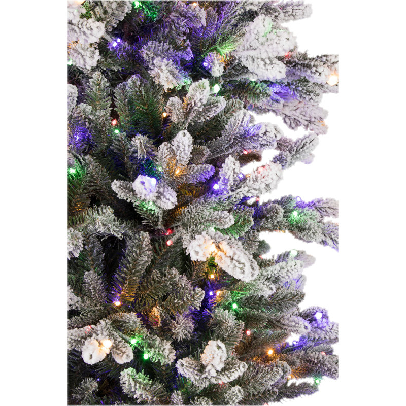 Nordic 90' H Lighted Artificial Fir Christmas Tree