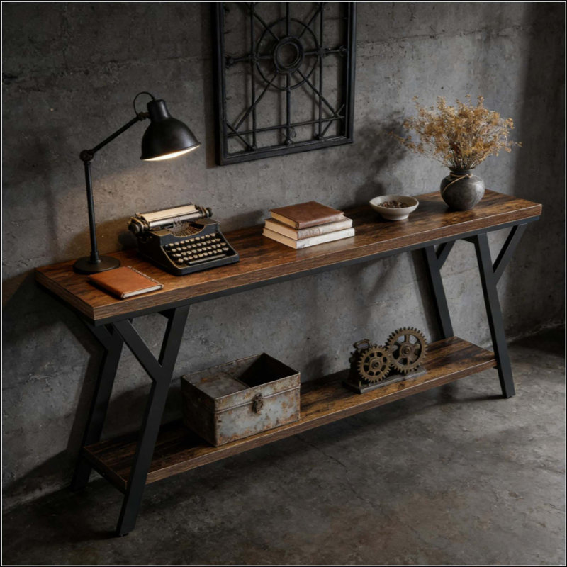 Couch Table,2-Tier Console Table,Sofa Table Couch