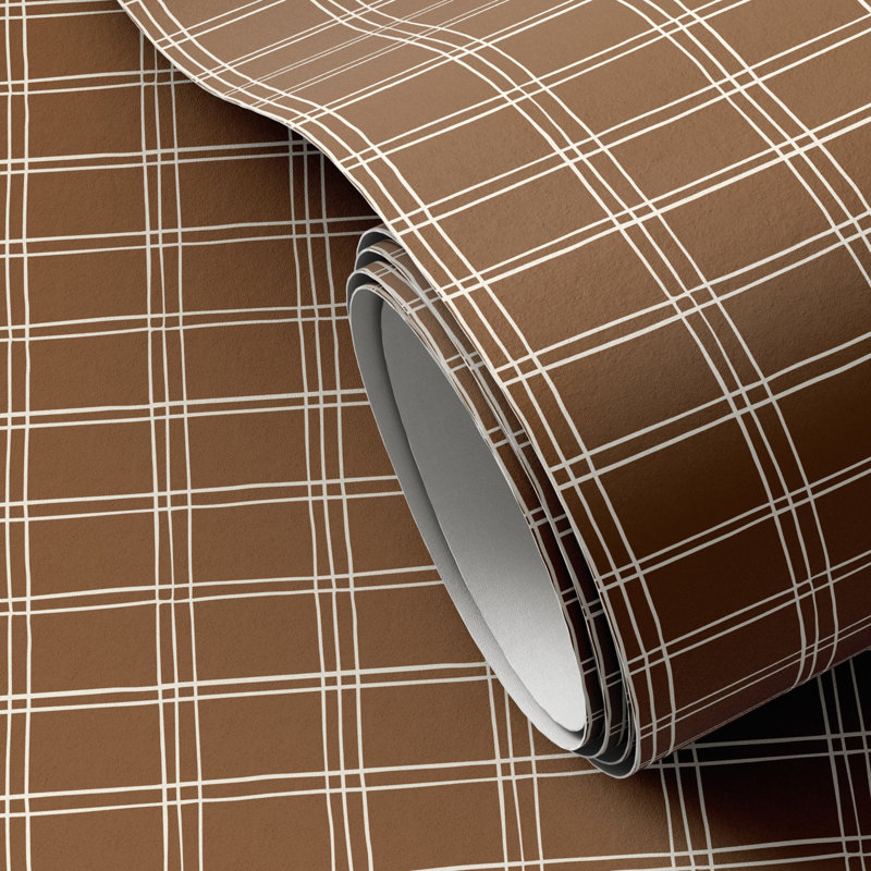 Hand Checks Wallpaper by Getty Images, Terracotta I