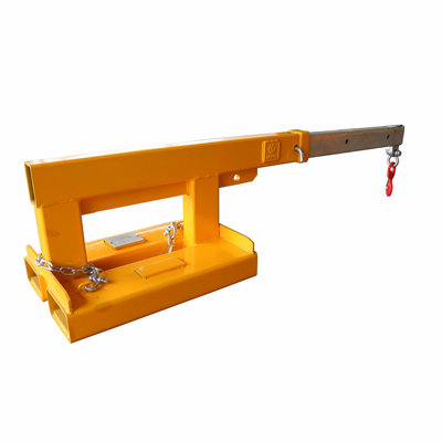 Forklift Short Mobile Crane Lifting Hoist Jib Boom 5500lb Capacity