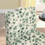 Chaise simple en flanelle avec coussin et dossier moelleux, sans accoudoirs, coussin assorti pour le soutien de la taille, vert, idéal pour le salon-125305255