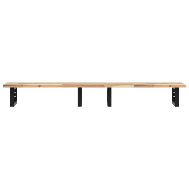 Accent Shelf, Black, 2" H x 120" W x 40" D