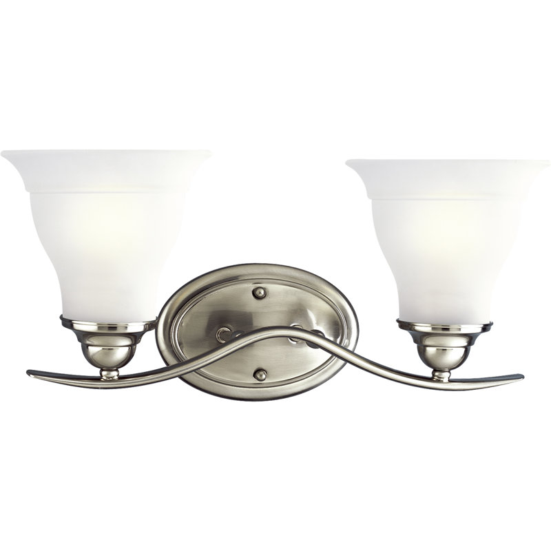 Wanette 2 - Light Dimmable Vanity Light, Brushed Nickel