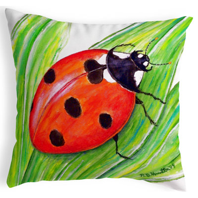  Ladybug Indoor / Outdoor Rectangular Throw Pillow
