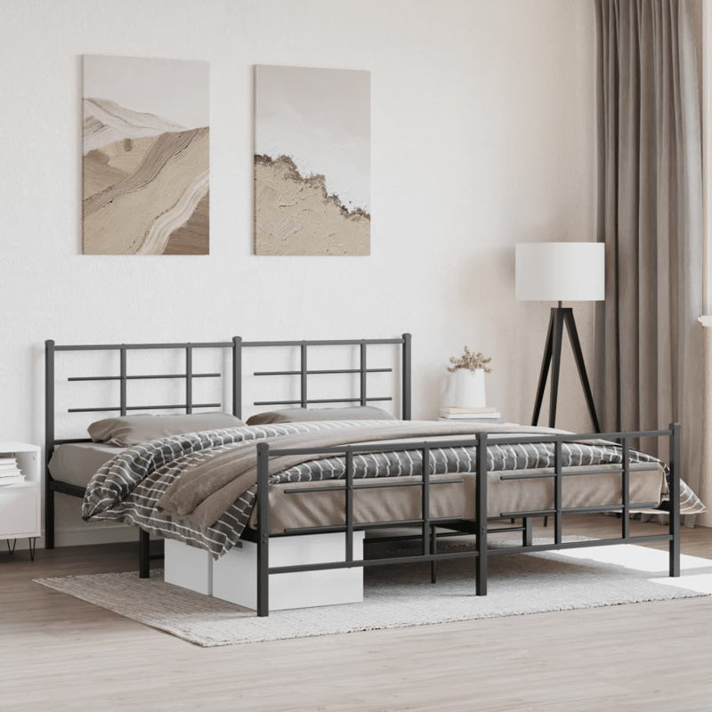 Potenzo Metal Bed, Super King (6')