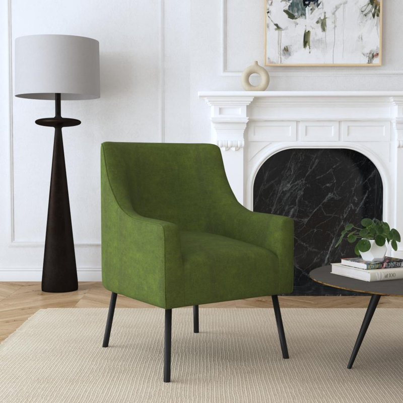 Modern Armchair , Forest Green