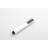 Standing High Flow Shower Faucets With Floor Mount Bathtub Faucet, Freestanding Tub Filler, Bendable Spout And Handheld - White Stainless Steel Filler Movable Cylinder