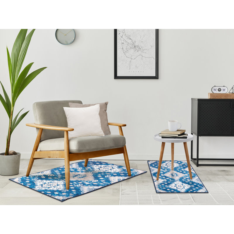Ensemble de tapis lavables en flanelle 2 pièces
