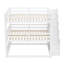 Triple lit superposé peu encombrant, finition en bois de pin blanc, idéal pour un usage familial