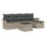 251cm Wide Patio Sofa with Cushions