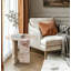 Table basse en marbre naturel rose, petite table, table de salon, pierre naturelle, marbre véritable, marbre véritable-1368392886
