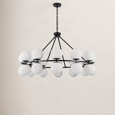 Delmy 24 - Light Metal Dimmable Chandelier