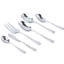 Alcea 65 Piece 18/10 Stainless Steel Flatware Set, Service for 12