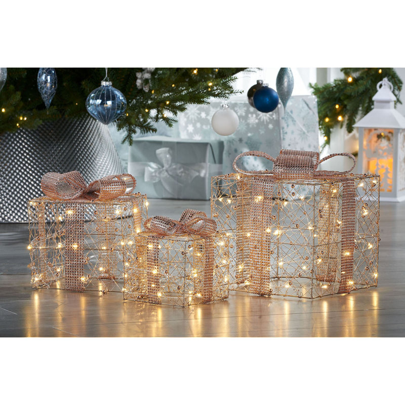 Christmas Decorative Accent, Rose Gold
