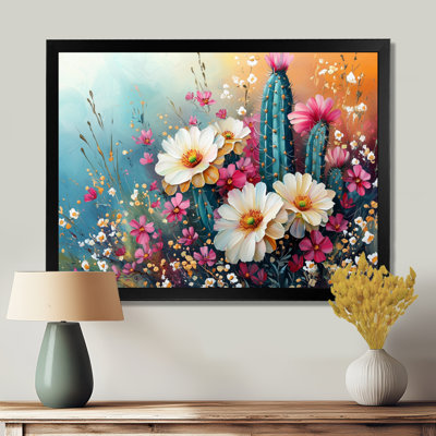 Cactus jaune et rose - Cactus
